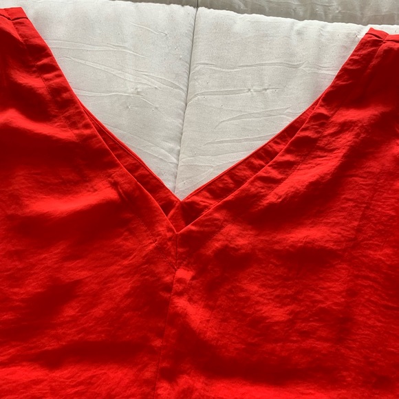 RACHEL Rachel Roy Red V neck cold shoulder Large - Picture 4 of 7